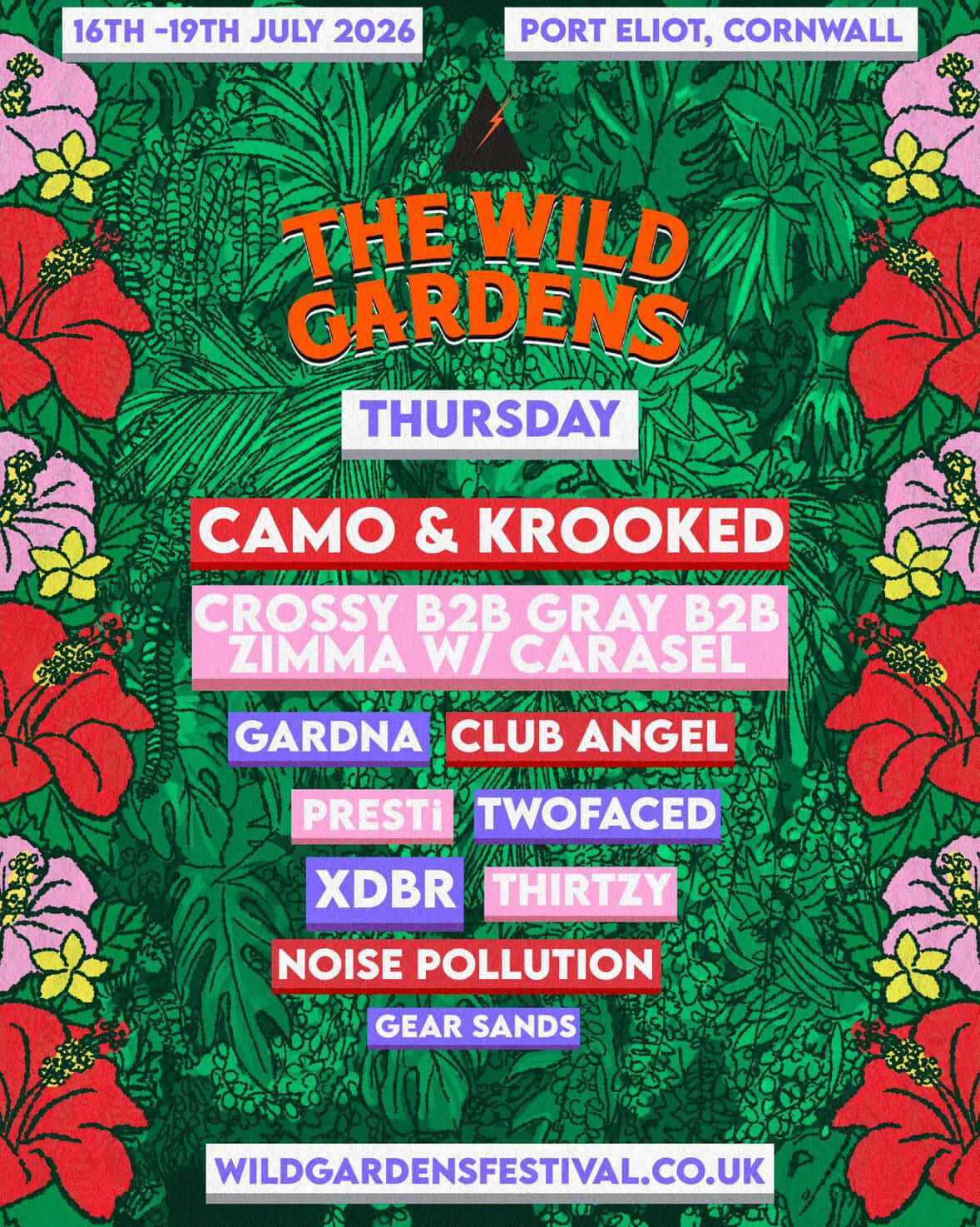 Wild Line Up FULL LINEUP - The Wild Gardens Festival